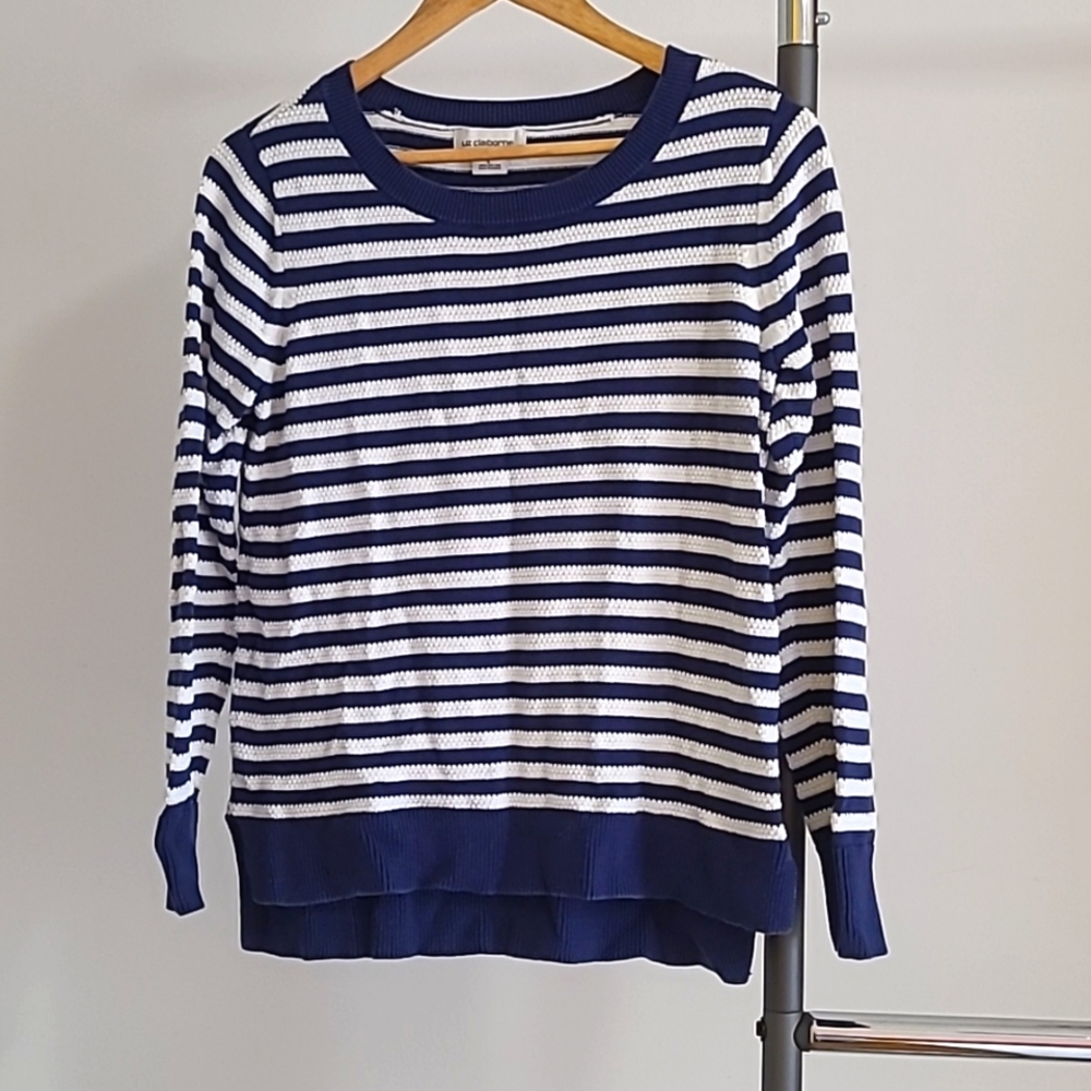 Liz Claiborne stripped sweater